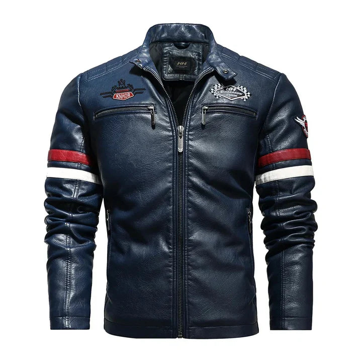 Ulmer | Herren Motorradjacke mit Stickerei