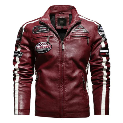 Ulmer | Herren Motorradjacke mit Stickerei