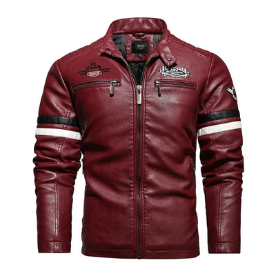 Ulmer | Herren Motorradjacke mit Stickerei