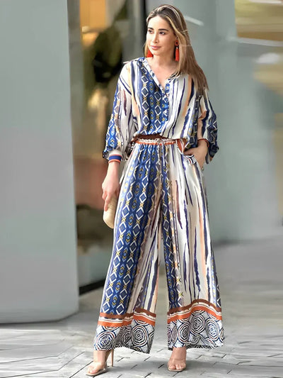 Marit | Vielseitiges Set mit farbenfrohem Druck